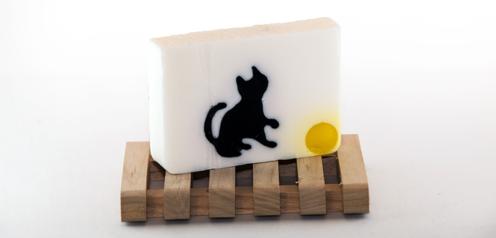 Playful Kitty apple scented soap