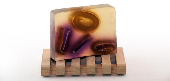 wood scented soap