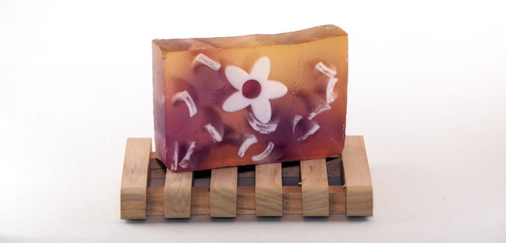 spring lillies scented soap